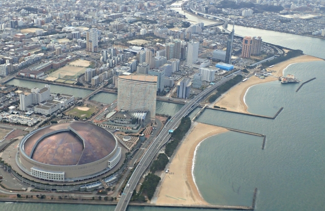 上から見た福岡ドーム